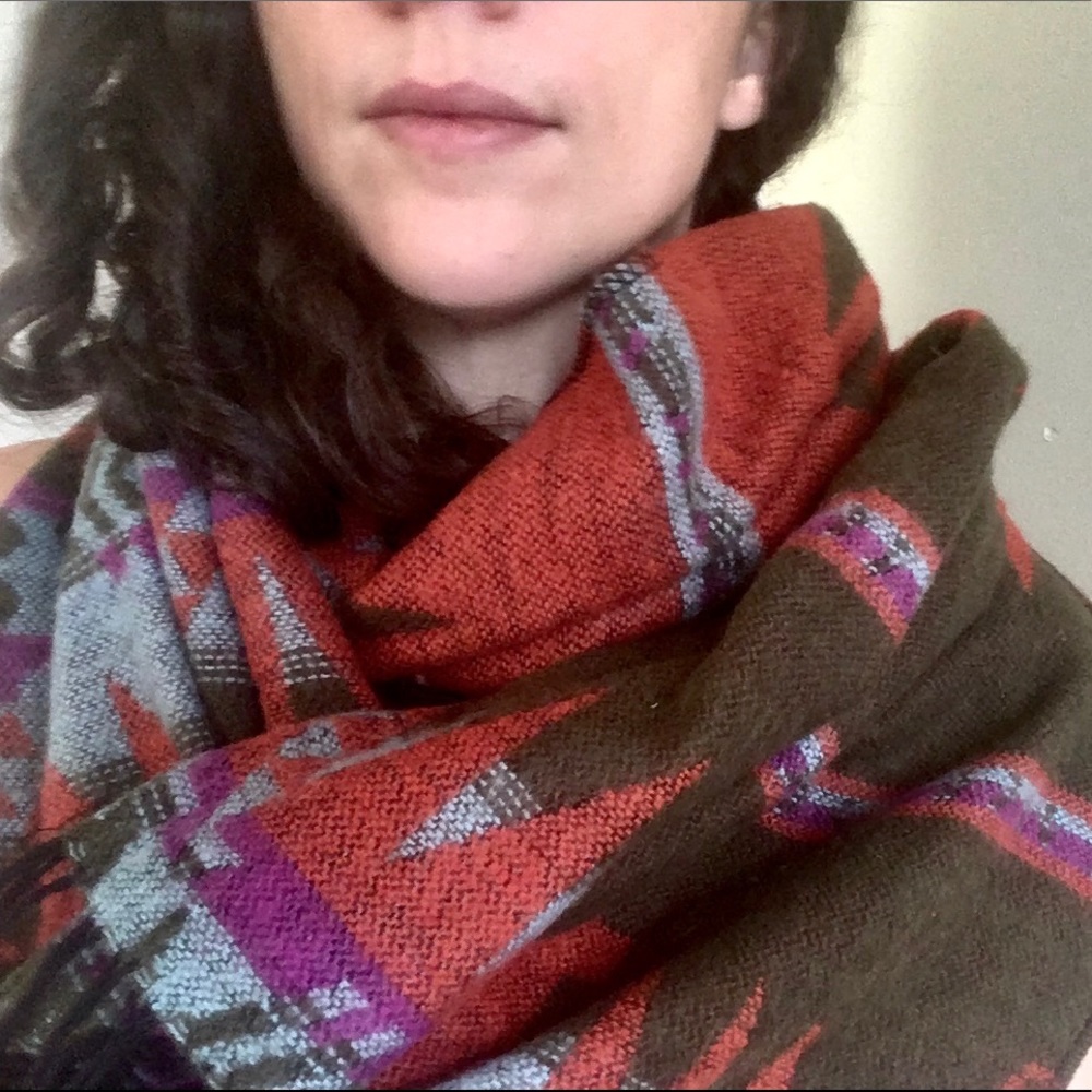 Thick, warm scarf